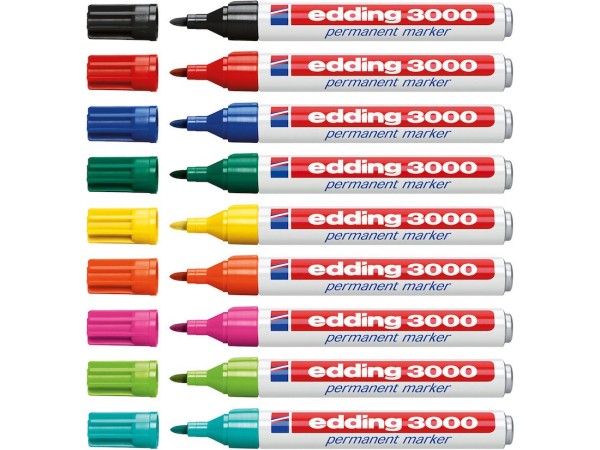 Edding 3000 Permanentmarker Pens