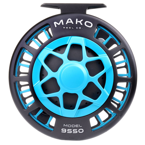 Mako Reel Co. Fly Reel matte turquoise on black Mako Reel matte turquoise on black Model 9550