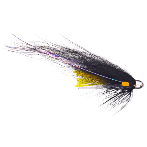 Superflies Salmon Fly - Silver Stoat's Tail Brass Conehead
