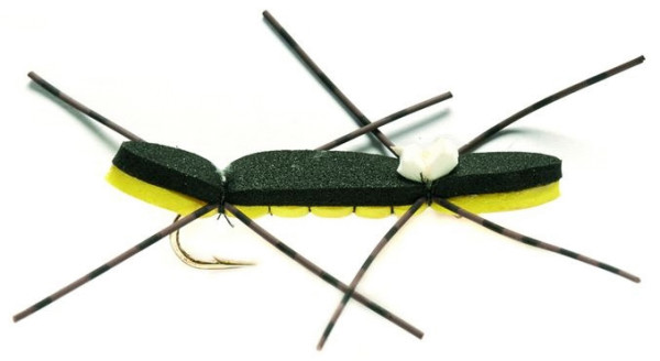 Fulling Mill Dry Fly - Chernobyl Ant black/yellow