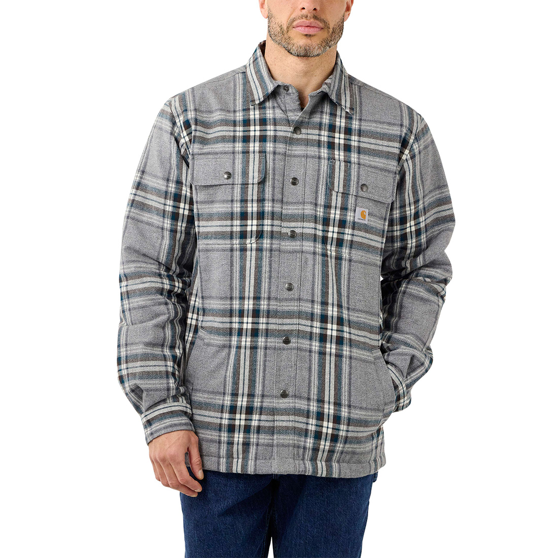 Carhartt heavy on sale flannel shirt