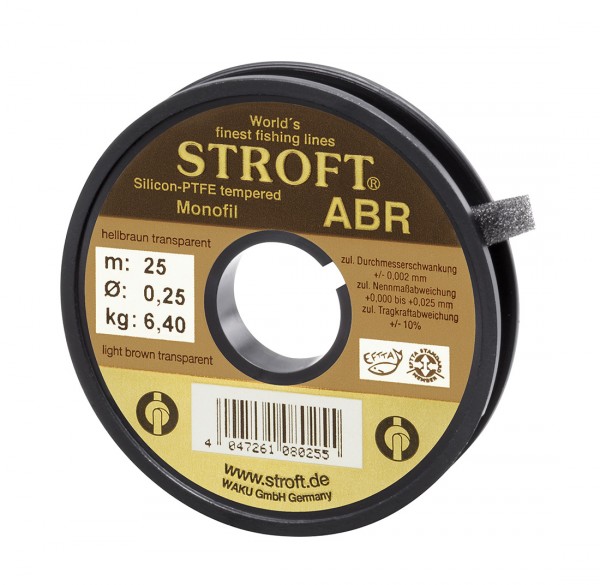 Stroft ABR Tippet Leader 25m/Spool