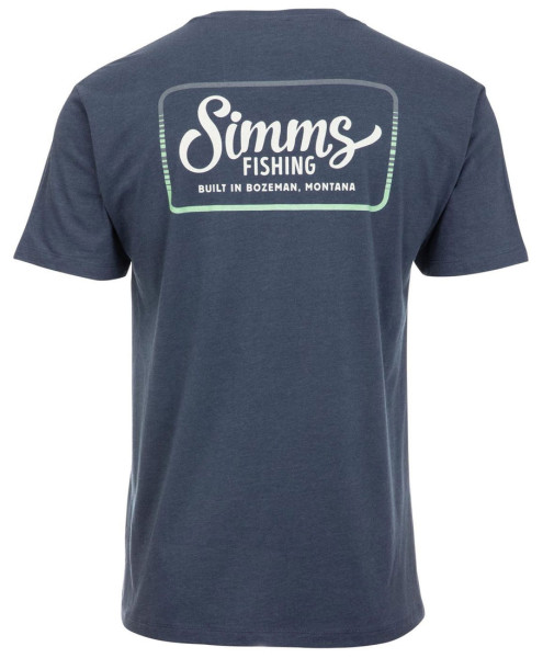 Simms Two Tone Pocket Tee T-Shirt navy heather