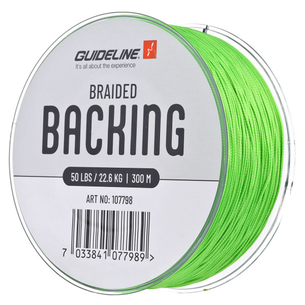 Guideline Braided Backing 50 lbs 300 m lime green