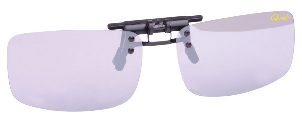 Gamakatsu Polarized Sunglasses G-Glasses Clip On Light Grey White Mirror