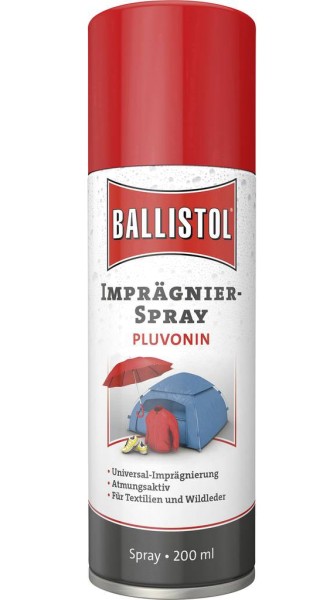 Ballistol Pluvonin Impregnation Waterproofing Spray with Nano-Technology 200ml