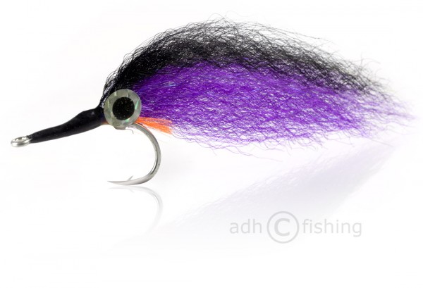 H2O Saltwater Fly Flashy Profile purple
