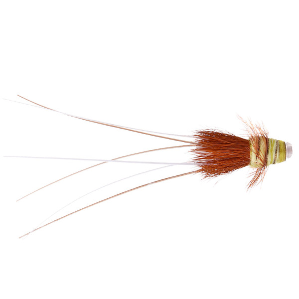 Superflies Salmon Fly - Frances Sun Yellow Copper Conehead
