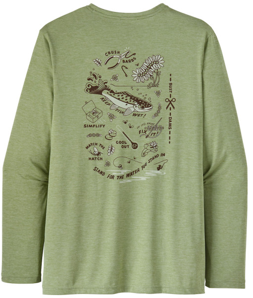 Patagonia L S Cap Cool Daily Fish Graphic Shirt ASGX Longsleeves
