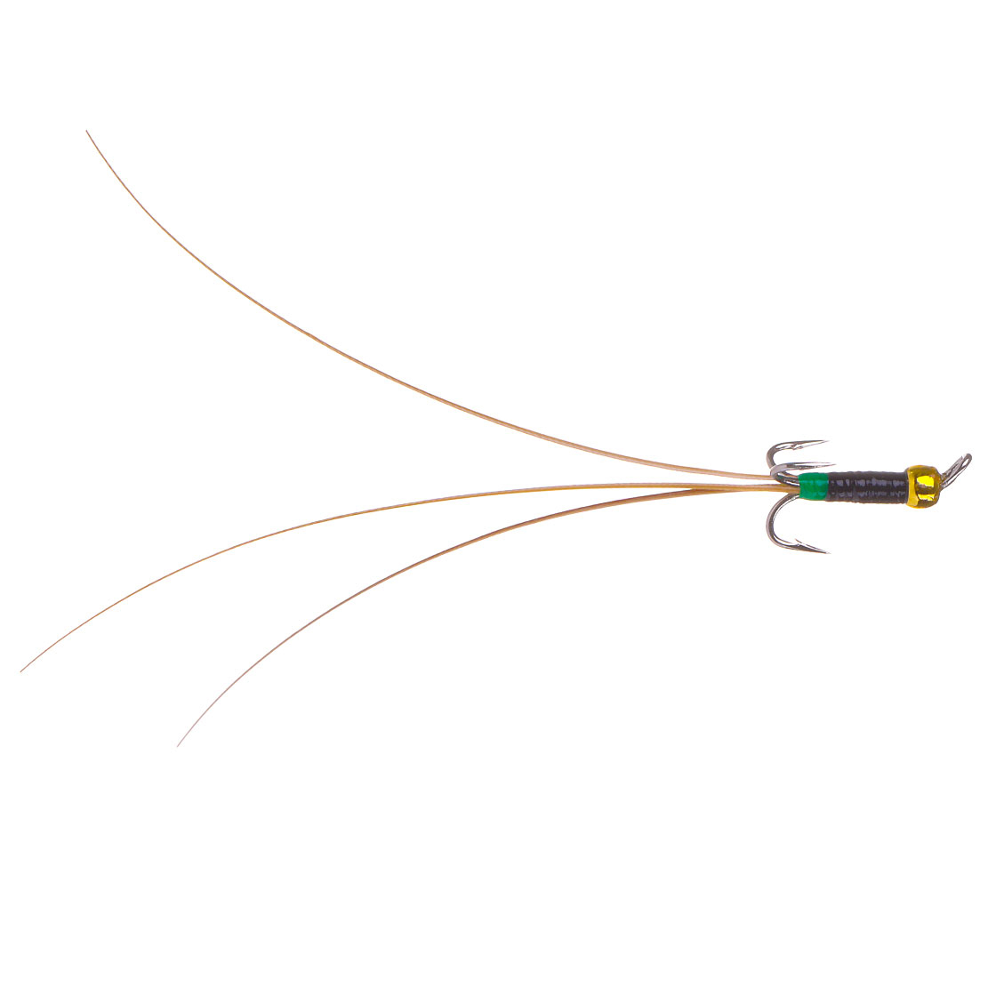 Superflies Salmon Fly Zelda Black & Green Flies with Hooks