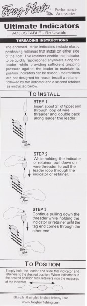 frog hair strike indicators