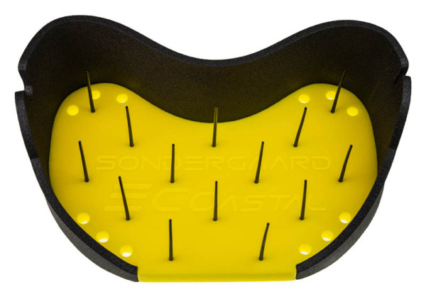 Sondergaard Coastal Stripping Basket black & yellow