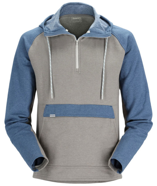 Simms Vermilion Hoody steel heather/navy heather