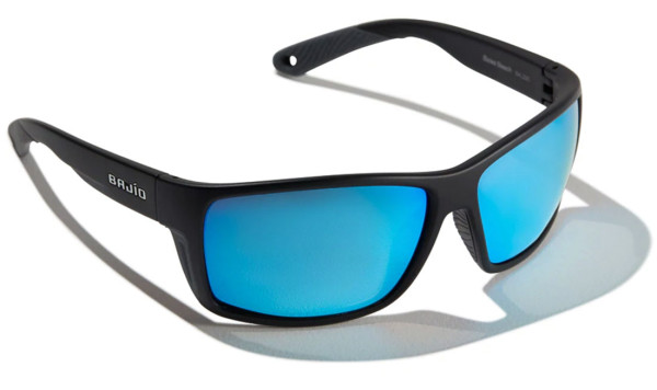 Bajio Polarized Glasses Bales Beach - Black Matte (Blue Mirror Glass)