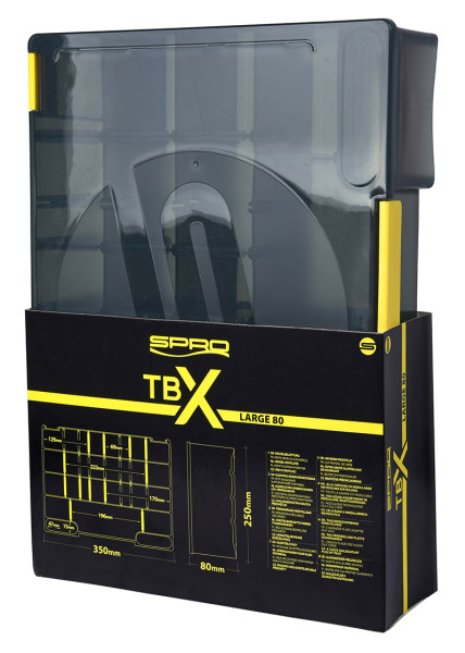 Spro TBX80L Dark Box 35 x 25 x 8 cm