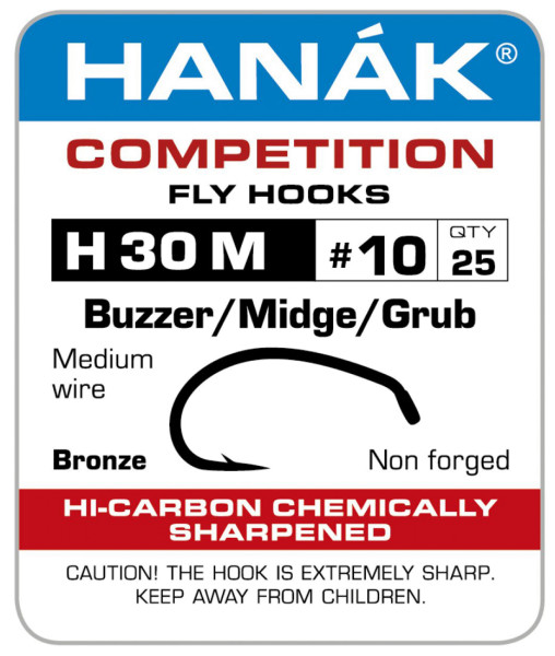 Hanak H 30 M Buzzer/Midge/Grub Hook