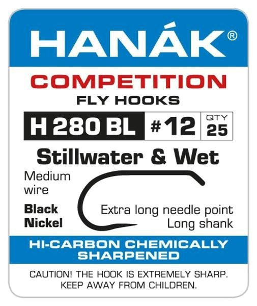 Hanak H 280 BL Still Water & Wet Fly Hook
