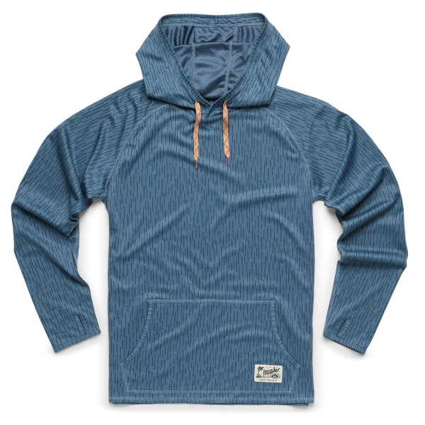 Howler Brothers Loggerhead Sunshade Hoodie - deluge camo : pacific blue