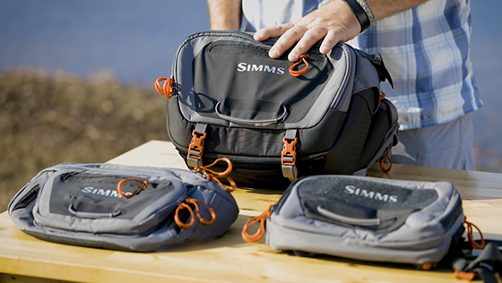 simms freestone fishing chest pack