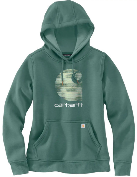 Carhartt Woman Rain Defender Promo Sweatshirt Hoody slate green