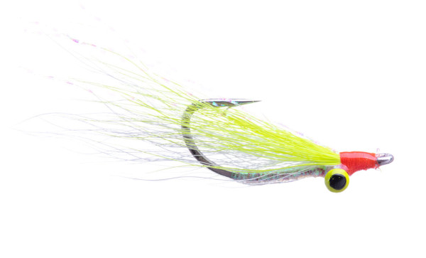 Fishient H2O Saltwater Fly - Pillow Talk Tungsten Eye chartreuse