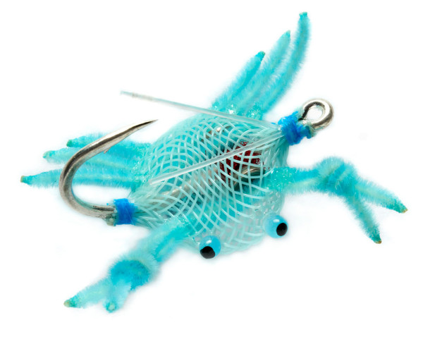 Fulling Mill Saltwater Fly - Flexo Crab Weedless blue
