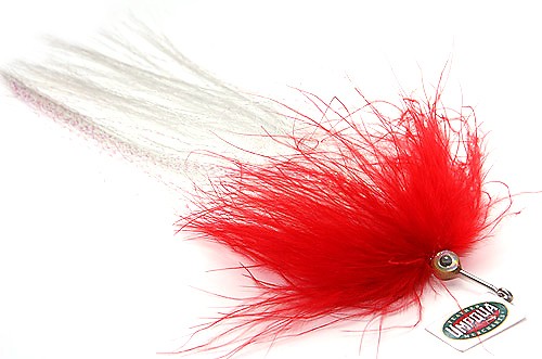 Umpqua Pike Streamer - Camilla Pike Muppet Red White