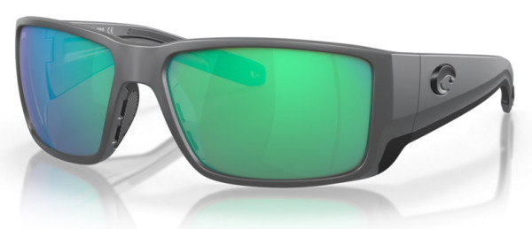 Costa Polarized Glasses Blackfin Pro Matte Gray Green Mirror
