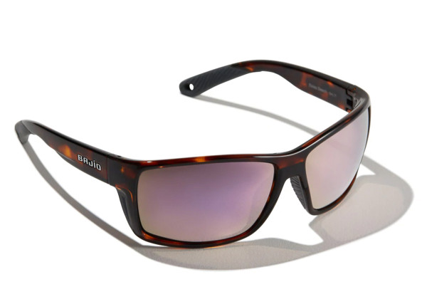 Bajio Bifocal Polarized Bifocal Glasses Bales Beach - Dark Tort Gloss (Rose Mirror PC)