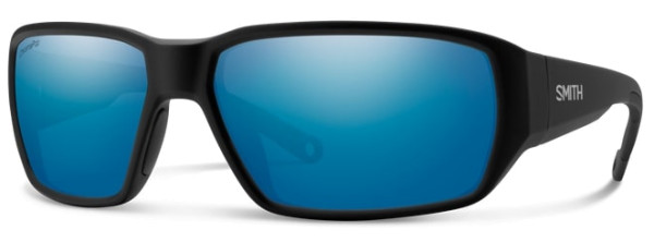 Smith Optics Polariized Glasses Hookset Matte Black Blue Mirror
