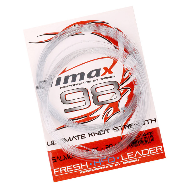 Climax 98 Salmon Leader 12ft 2-Pack, Monofilament, Leader Materials, Fly  Lines