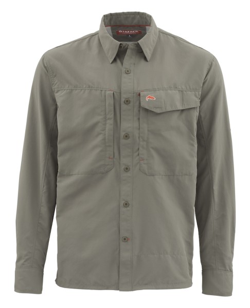 Simms Guide Solid LS Shirt olive