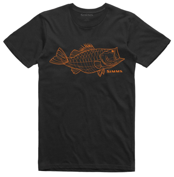 Simms Bass Line T-Shirt black