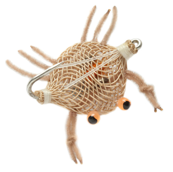 Fulling Mill Saltwater Fly - Micro Flexo Crab Weedless tan