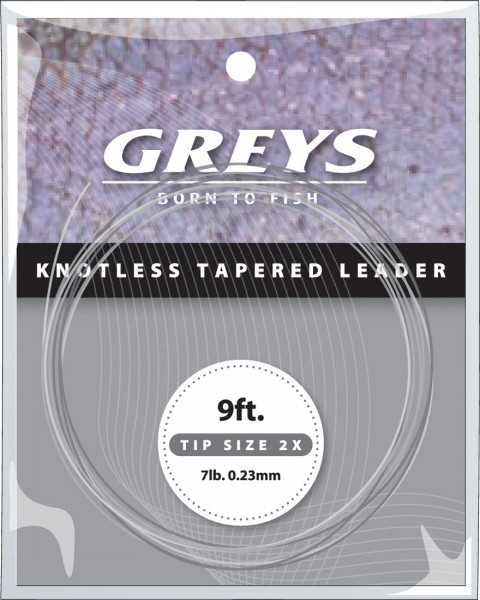 Greys - Greylon Knotless tapered leader 9 ft