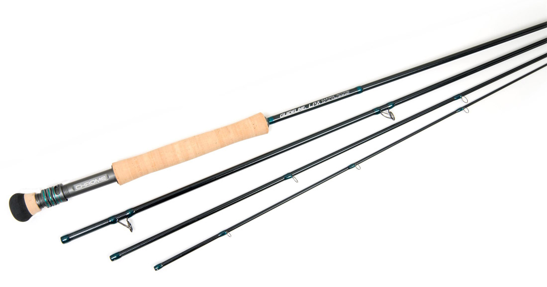 Guideline LPX Chrome Salmon & Seatrout Single Handed Fly Rod Single