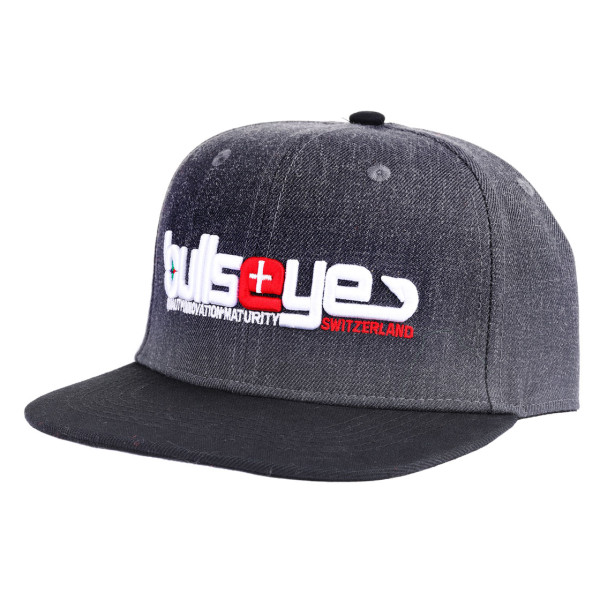 Bullseye Cap Snapback Grey Hat L/XL