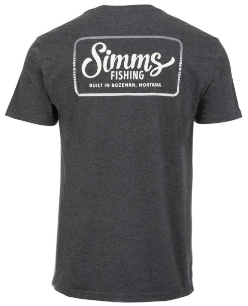 Simms Two Tone Pocket Tee T-Shirt charcoal heather