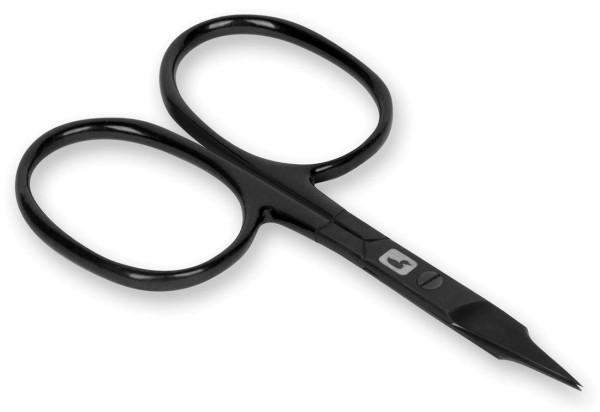 Loon Ergo Precision Tip Scissors Tying Scissors black
