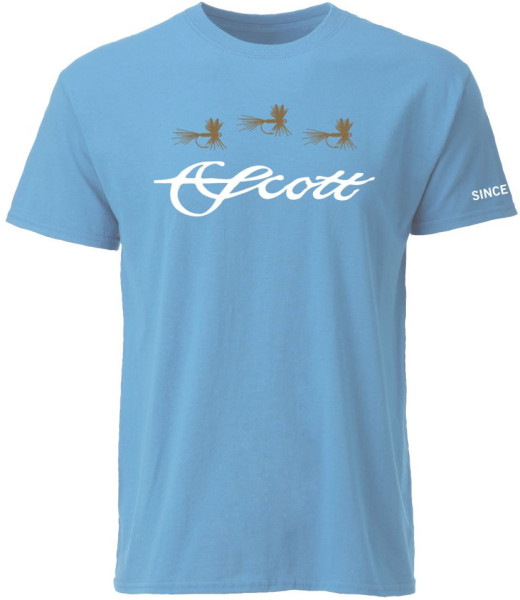 Scott 3 Adams on T-Shirt lt. blue