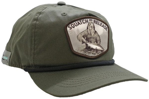 RepYourWater Squatch and Release Badge Unstructured Hat Cap
