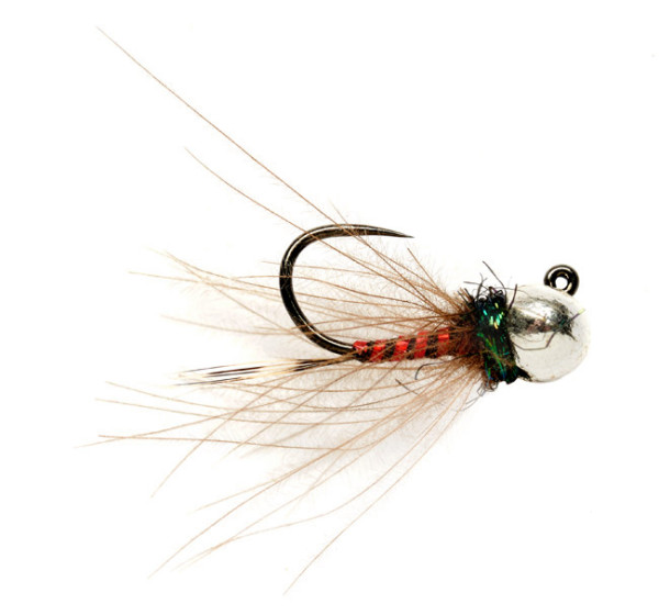 Fulling Mill Nymph - Rozas Red Devil Jig Barbless