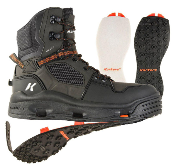 Korkers Terror Ridge Wading Boot incl. interchangeable felt & rubber soles