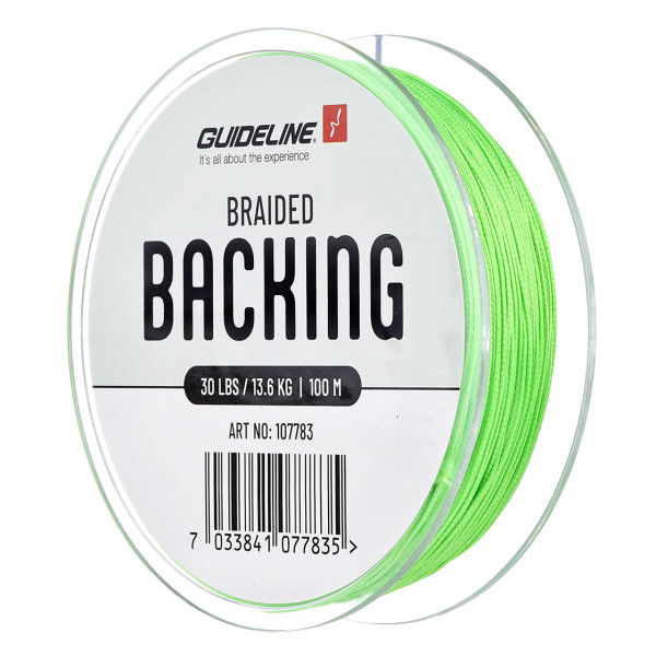 Guideline Braided Backing 30 lbs lime green