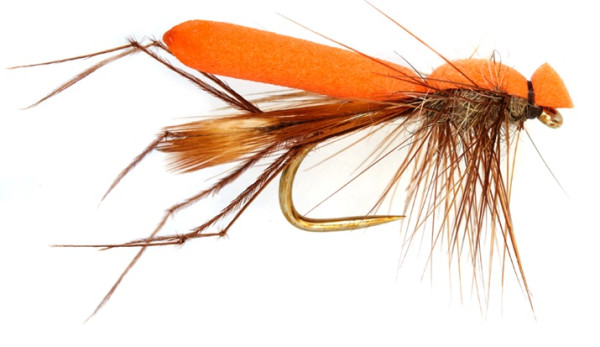 Fulling Mill Dry Fly - Daddy Real Orange Barbless