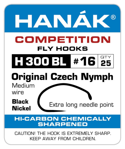 Hanak H 300 BL Original Czech Nymph Hook