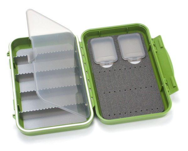 C&F Design CF-2405H Waterproof Fly Box for Tube Flies olive
