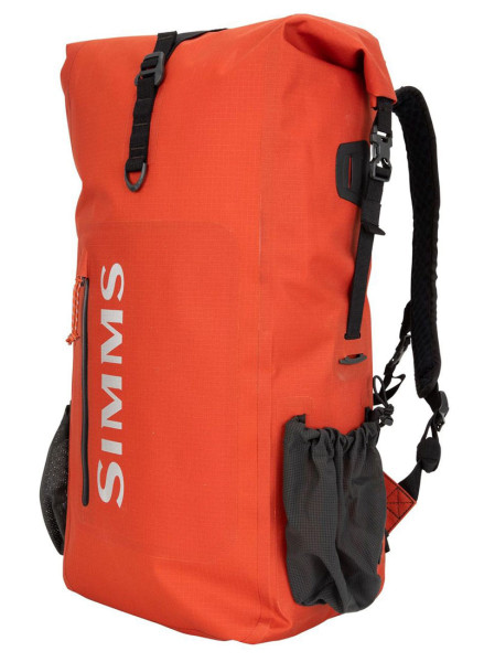 Simms Dry Creek Rolltop Backpack Rucksack simms orange