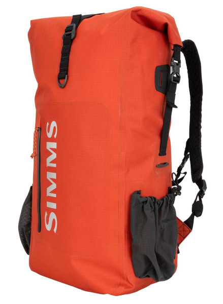 Simms Dry Creek Rolltop Backpack Rucksack simms orange Backpacks