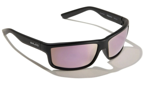 Bajio Polarized Glasses Nippers - Black Matte (Rose Mirror Glass)